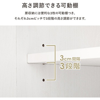 組み合わせて 使える キッチンラック 食器棚 ( 扉収納 幅30 cm ) 萩原