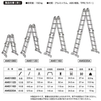 多機能アルミ製はしご SIS