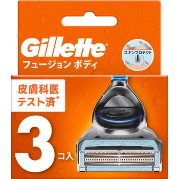 ジレットフュージョンボディ P&G