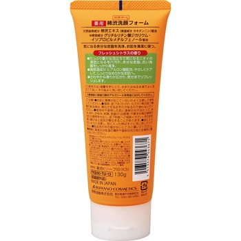 四季折々 薬用 柿渋 洗顔フォーム 熊野油脂