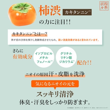 四季折々 薬用 柿渋 洗顔フォーム 熊野油脂