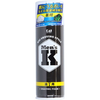 MENSシルクプロテイン配合 薬用シェービングフォーム 貝印