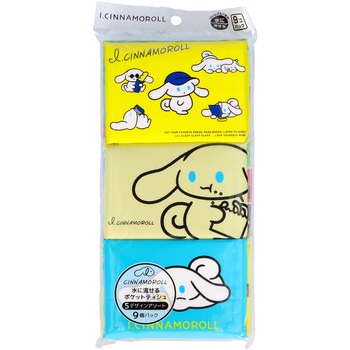 アイシナモロール水に流せるポケットティシュ 河野製紙