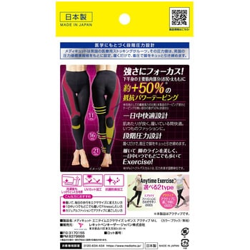 おそとでメディキュット エニタイムエクササイズ アクティブ ドクターショール