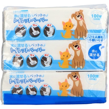 ソフィアタッチエコ ペット用トイレットペーパー マスコー製紙