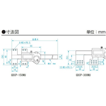 デジタルマルチユニットキャリパ 新潟精機(SK)