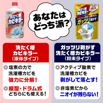 ガッツリ剥がす洗たく槽カビキラー ジョンソン