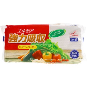 エルモア 強力吸収 キッチンペーパー カミ商事