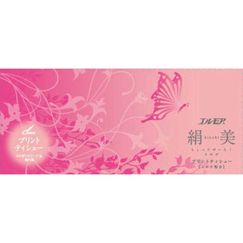 エルモア 絹美 スタイリッシュピンク ティッシュ カミ商事
