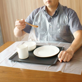 使い捨て食事用エプロン 輪っかタイプ 小野商事