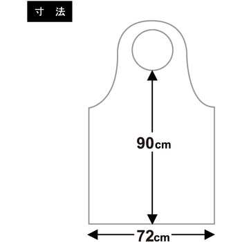 使い捨て食事用エプロン 輪っかタイプ 小野商事