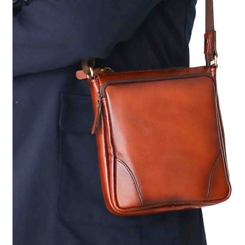 GEM BASIC 牛革シャドー ミニショルダー 1504 ブラウン GEM BASIC