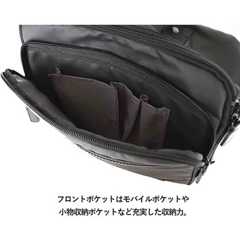 SAXON 横型2WAYミニショルダーバッグ 5182 ブラック SAXON