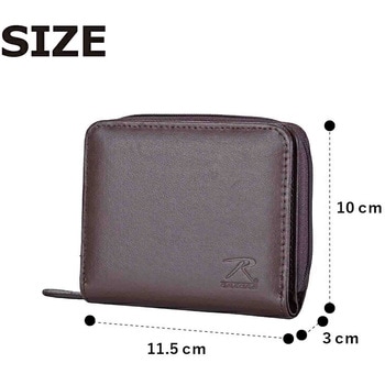 ROTHCO リサイクルレザー 2つ折りラウンド財布 45065 - ROTHCO