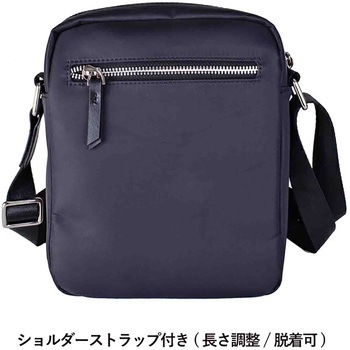 U．P renoma 革×ナイロン 縦ショルダー 20113 ブラック U.P renoma