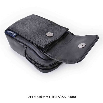 Troy Bros シュリンク ベツトポーチ縦 7011 ブラック Troy Bros
