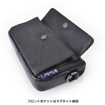 Troy Bros シュリンク 横ショルダーバッグM 7012 ブラック Troy Bros