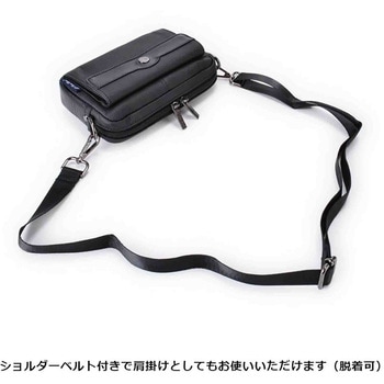 Troy Bros シュリンク 横ショルダーバッグM 7012 ブラック Troy Bros