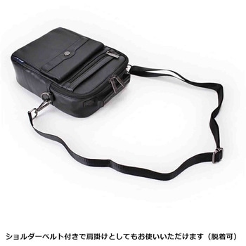 Troy Bros シュリンク 縦ショルダーバッグL 7015 ブラック Troy Bros