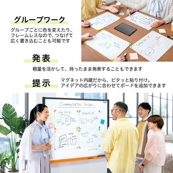ホワイトボード グループワーク向け 小型 A3 PLUS(プラス)[文具]