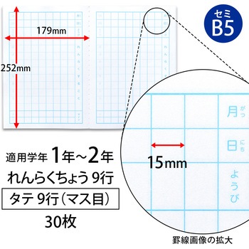 カレッジアニマル みんなの学習ノート セミB5 れんらくちょう 9行 日本ノート