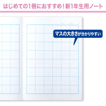 カレッジアニマル みんなの学習ノート セミB5 こくご 8マス 中心リーダー入 日本ノート
