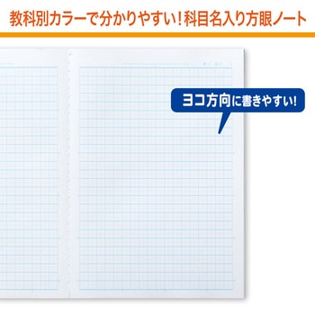 カレッジアニマル みんなの学習ノート A4 理科 5mm 中心リーダー入 日本ノート