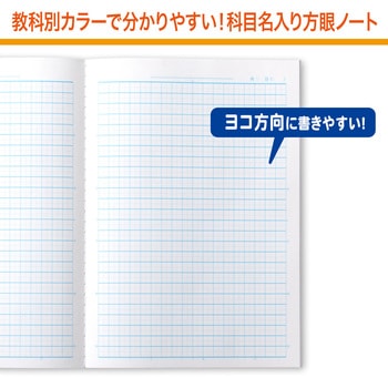 カレッジアニマル みんなの学習ノート A4 算数 5mm 中心リーダー入 - 日本ノート