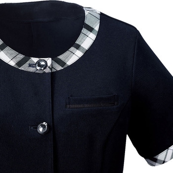 ニットオーバーブラウス/リボン付 フォーク(Nuovo)