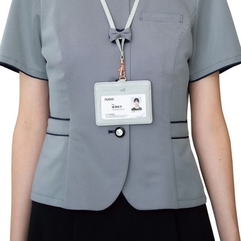 ニットオーバーブラウス/リボン付・ホルダーループ付 フォーク(Nuovo)