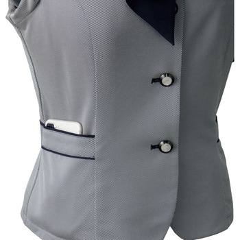 ニットオーバーブラウス/リボン付・ホルダーループ付 フォーク(Nuovo)