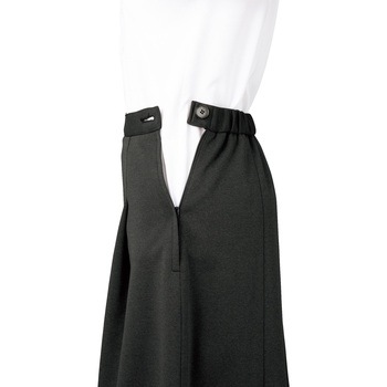 後ゴムニットソフトプリーツスカート フォーク(Nuovo)