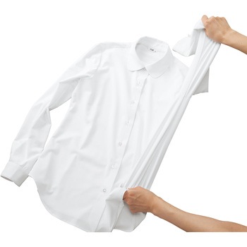 ブラウス(長袖)/リボン付 フォーク(Nuovo)