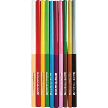 ツイン色鉛筆 10本 色 日本パール加工 色鉛筆 通販モノタロウ