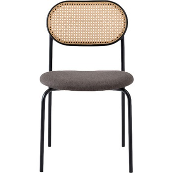 ラタン調 チェア スチール脚 ホームテイスト