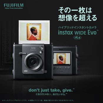 ”チェキ” instax WIDE Evo フジフイルム