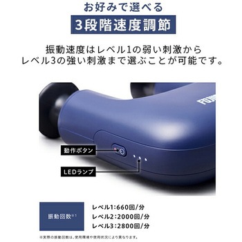 マッスルショットW 充電式 アタッチメント付き フジ医療器