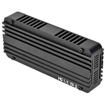 SilverStone M.2 SSDケース 能動冷却装備のUSB4 NVMe SSDエンクロージャ SST-MS12B-40G SILVER STONE(シルバーストーン)