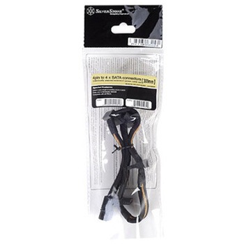 SilverStone 電源延長ケーブル SST-PP07-BTSBG SILVER STONE(シルバーストーン)