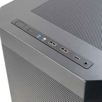SilverStone ミドルタワーケース SETA H2 高性能、高冷却性能のワークステーションケース SST-SEH2-B SILVER STONE(シルバーストーン)