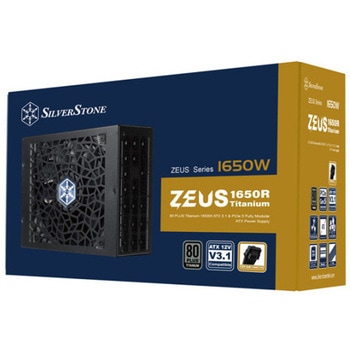 SilverStone ZEUS 1650R Titanium 1650W ATX 3.1 & PCIe 5 フルモジュラー ATX電源 SST-ZU1650R-TM SILVER STONE(シルバーストーン)