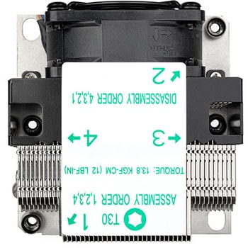 SilverStone Intel LGA 3647 Square ソケット装備2Uスモールファクター・サーバー/ワークステーション用CPUクーラー SILVER STONE(シルバーストーン)