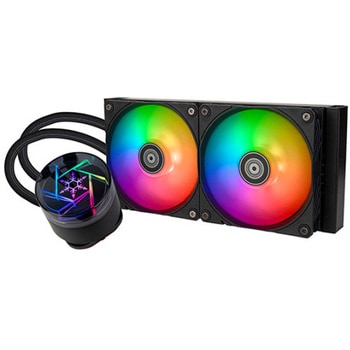SilverStone NovaPeak ARGB 魅了するARGBライティング効果を備えた高性能オールインワン液冷ソリューション SILVER STONE(シルバーストーン)