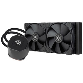 SilverStone 水冷クーラー NovaPeak 240 高品質のオールインワン液冷ソリューション SST-NP240B SILVER STONE(シルバーストーン)