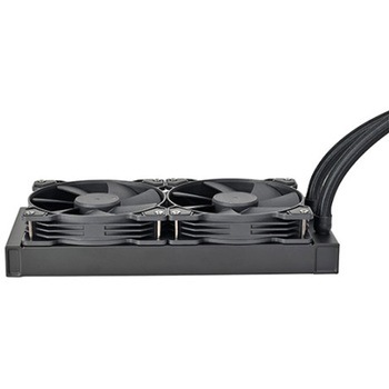 SilverStone 水冷クーラー NovaPeak 240 高品質のオールインワン液冷ソリューション SST-NP240B SILVER STONE(シルバーストーン)