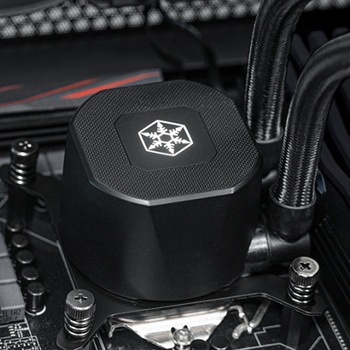 SilverStone 水冷クーラー NovaPeak 240 高品質のオールインワン液冷ソリューション SST-NP240B SILVER STONE(シルバーストーン)