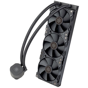 SilverStone 水冷クーラー NovaPeak 240 高品質のオールインワン液冷ソリューション SST-NP240B SILVER STONE(シルバーストーン)