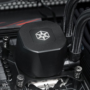 SilverStone 水冷クーラー NovaPeak 240 高品質のオールインワン液冷ソリューション SST-NP240B SILVER STONE(シルバーストーン)