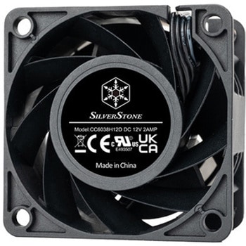 SilverStone ケースファン 38mm厚の高効率60mm 産業クラスミニファン SST-FHS60X SILVER STONE(シルバーストーン)