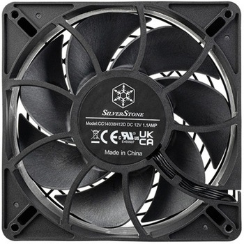 SilverStone ケースファン FHS 140X 高性能140mm x 38mm PWM 産業用ファン SST-FHS140X SILVER STONE(シルバーストーン)